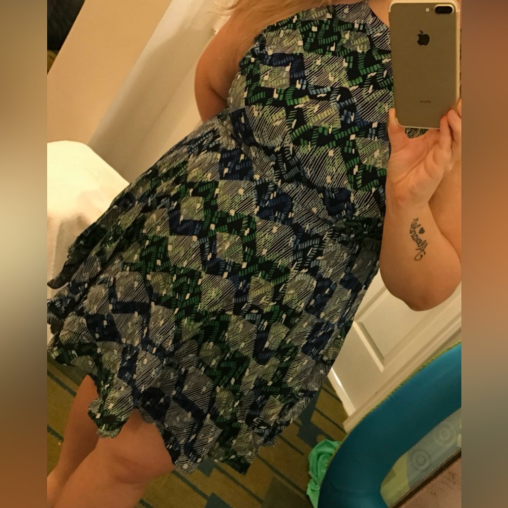 Forever 21+ halter fit and flare skater dress